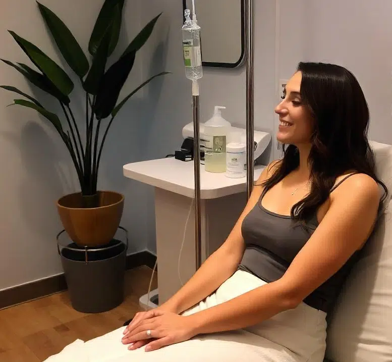women receiving ketamine infusion at ketamine solutions clinic in greenville sc